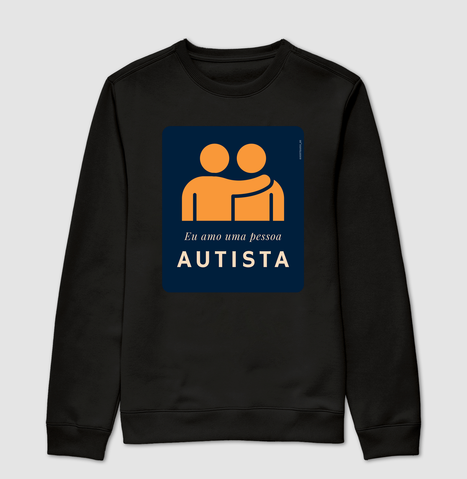 Peça "Eu Amo Uma Pessoa Autista"