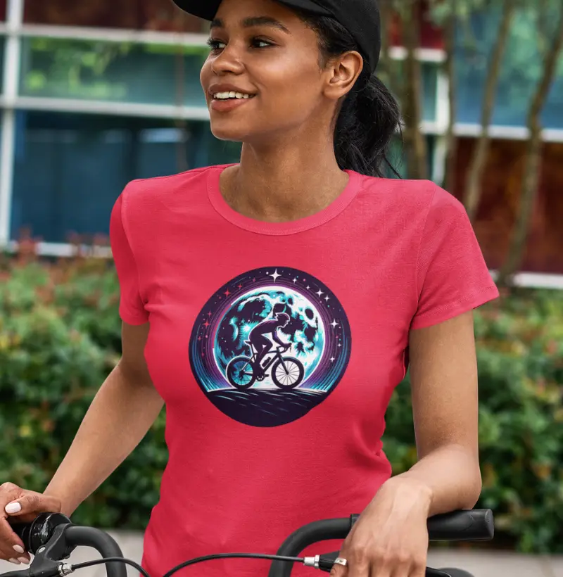 Passeio Noturno | Ciclismo ao luar | Camiseta de aventura noturna