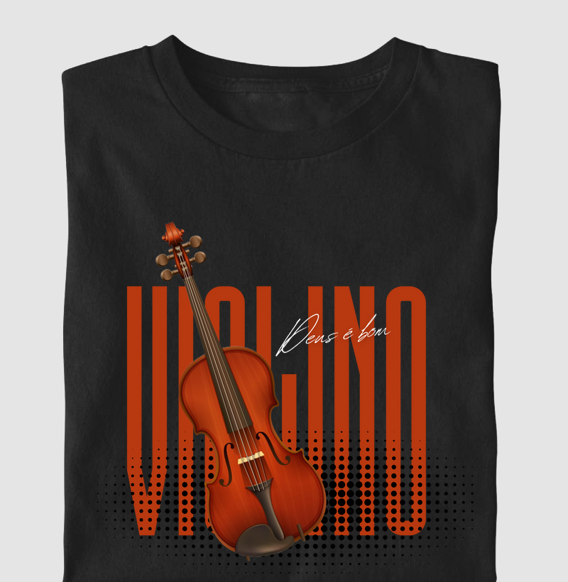 Camisa moderna Violino