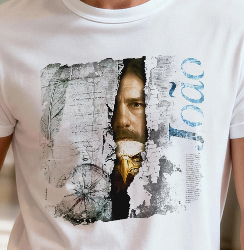 Camiseta Masculina JOÃO - O Poeta Visionário