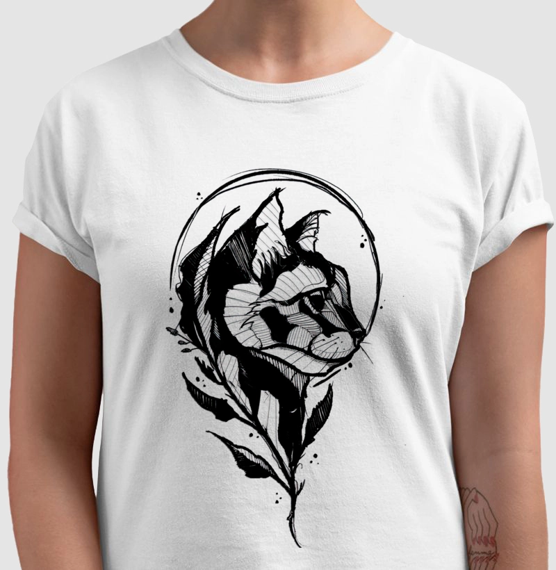 Cat rose art