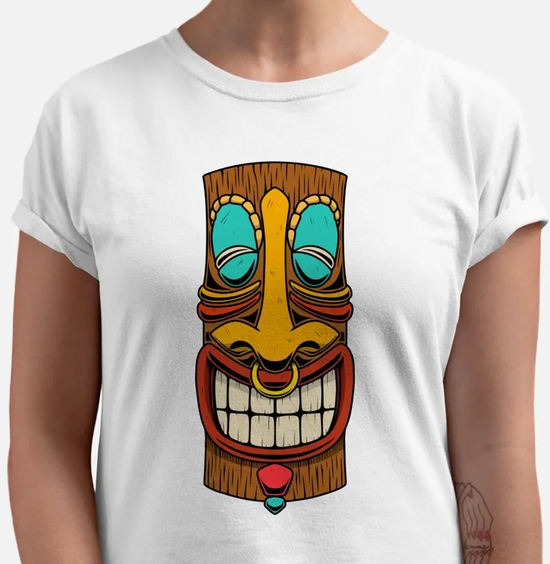 Máscara de madeira tribal