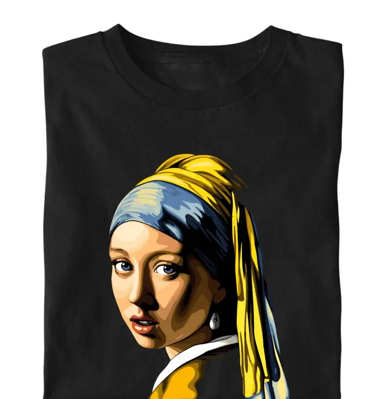 Camiseta A Menina e a Pérola de Vermeer