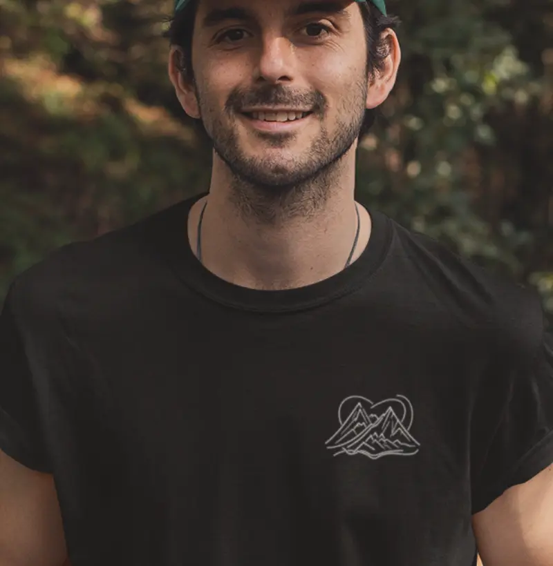 Picos de Montanhas | Conquista e Metas | Camiseta Minimalista