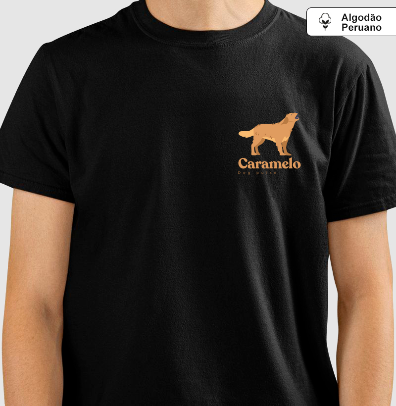 Camiseta Algodão Peruano Dog Pulse - Big Caramelo
