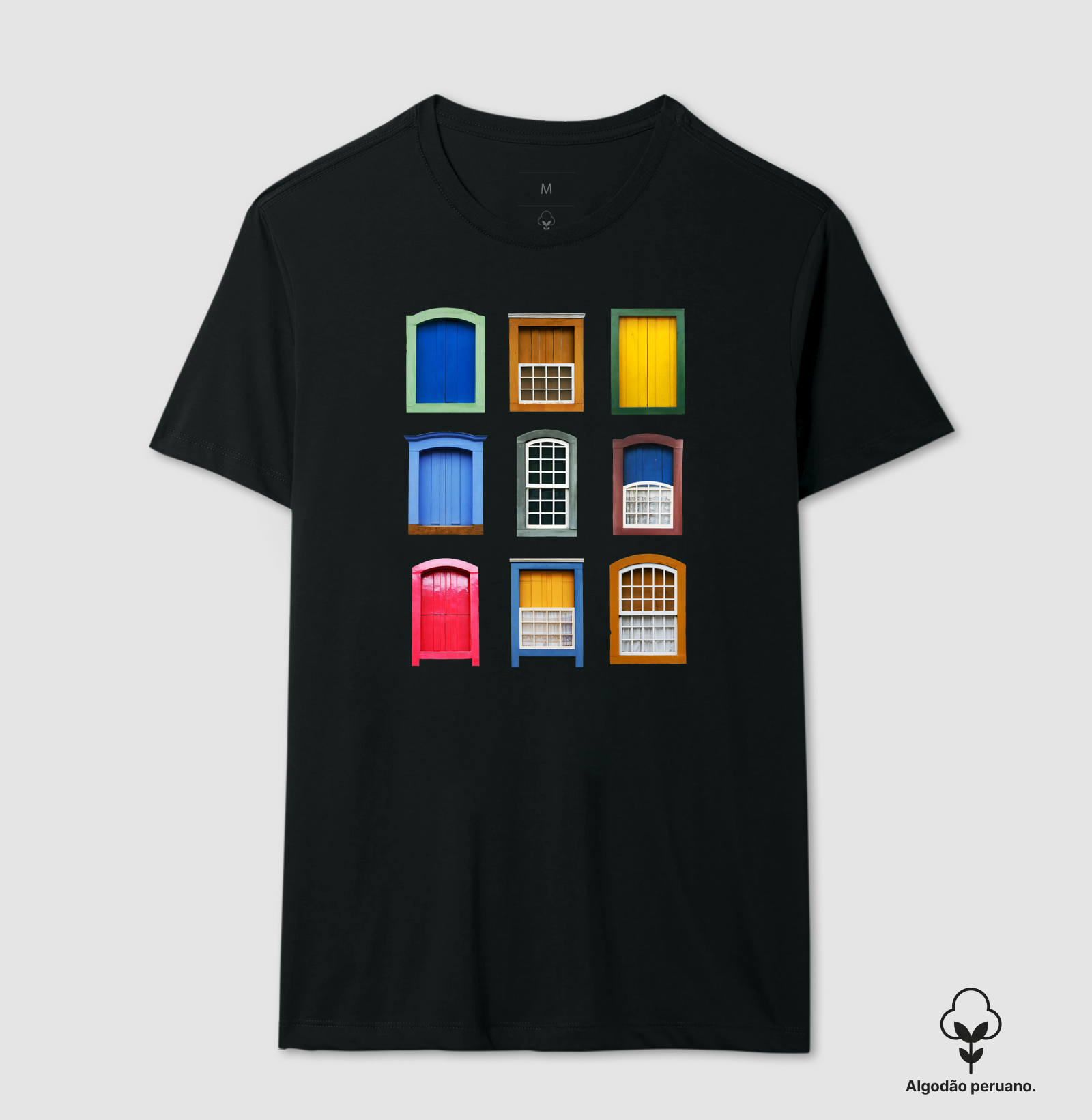 Camiseta Algodão Peruano Brasil Colonial