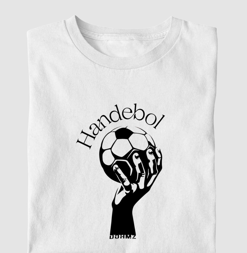 Camiseta Handebol Mão segurando a bola