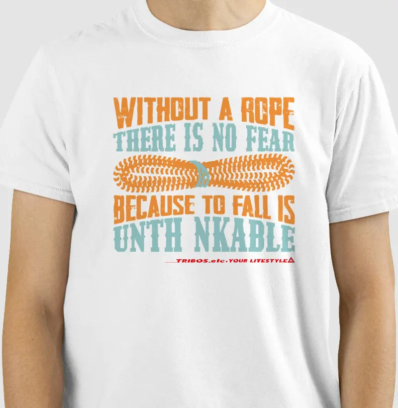 CAMISETA RESERVA.INK MASCULINA E FEMININA TRIBOS.etc ADVENTURE  CLIMBING WITHOUT A ROPE
