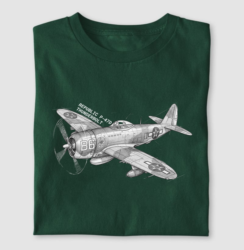 Republic P-47D Thunderbolt - Sketch