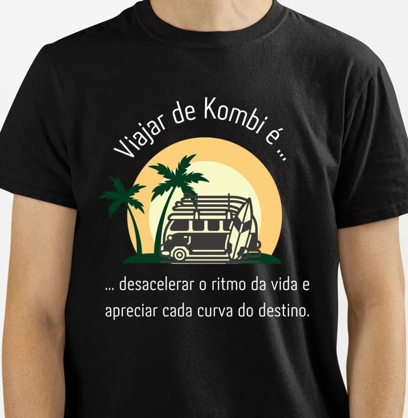 Camiseta - Viajar de Kombi