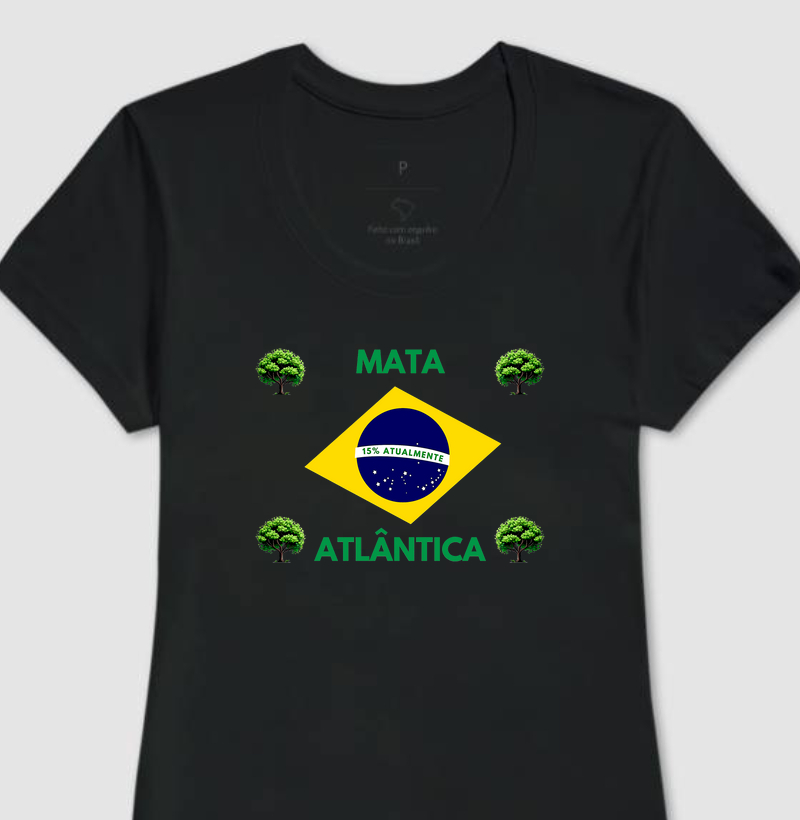 Camiseta Feminina Mata Atlãntica