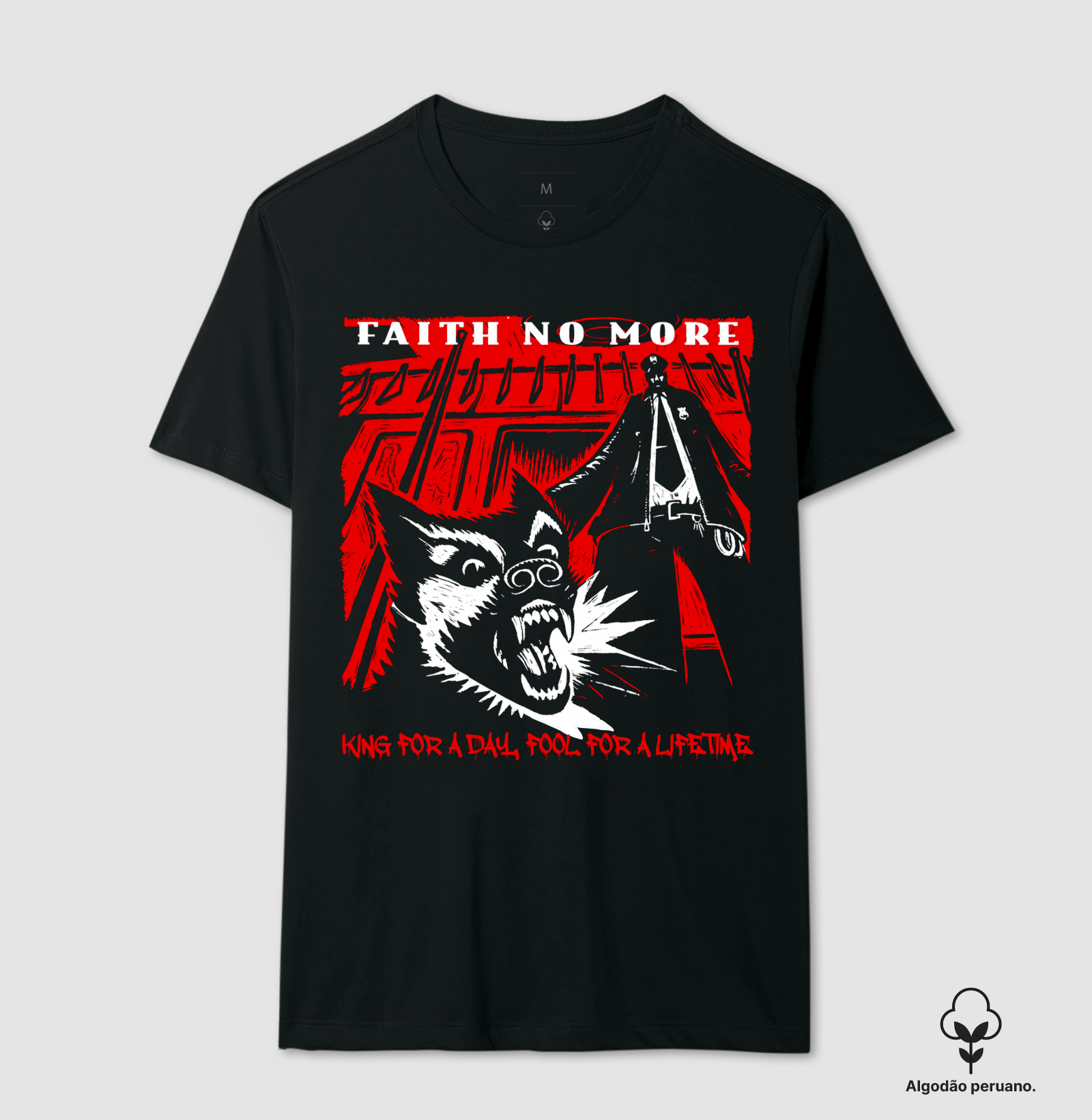 CAMISETA FAITH NO MORE KING FOR A DAY