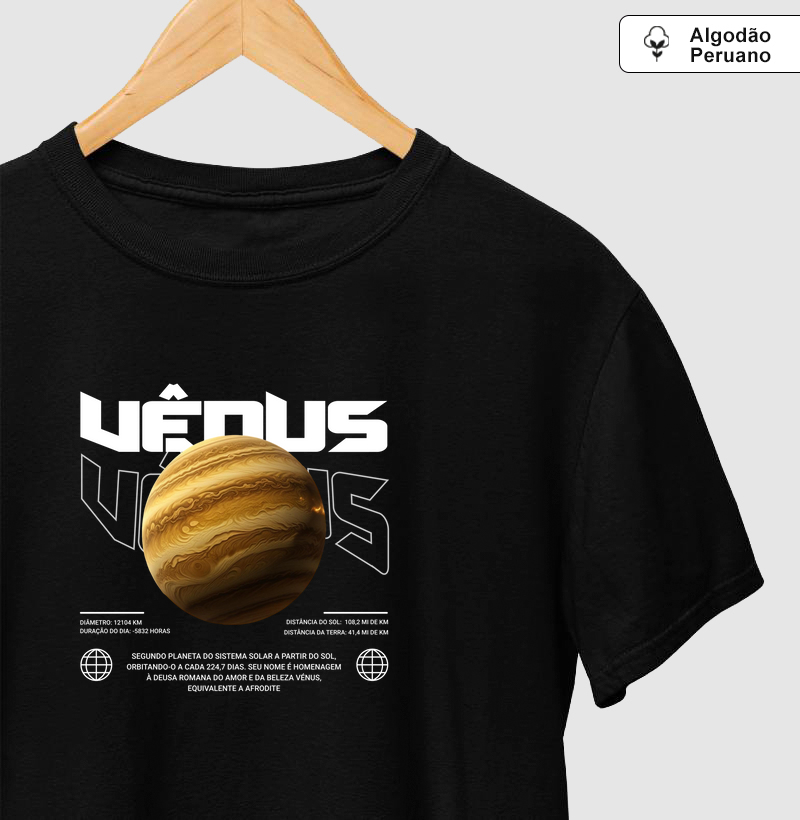 Vênus - Camiseta Algodão Peruano