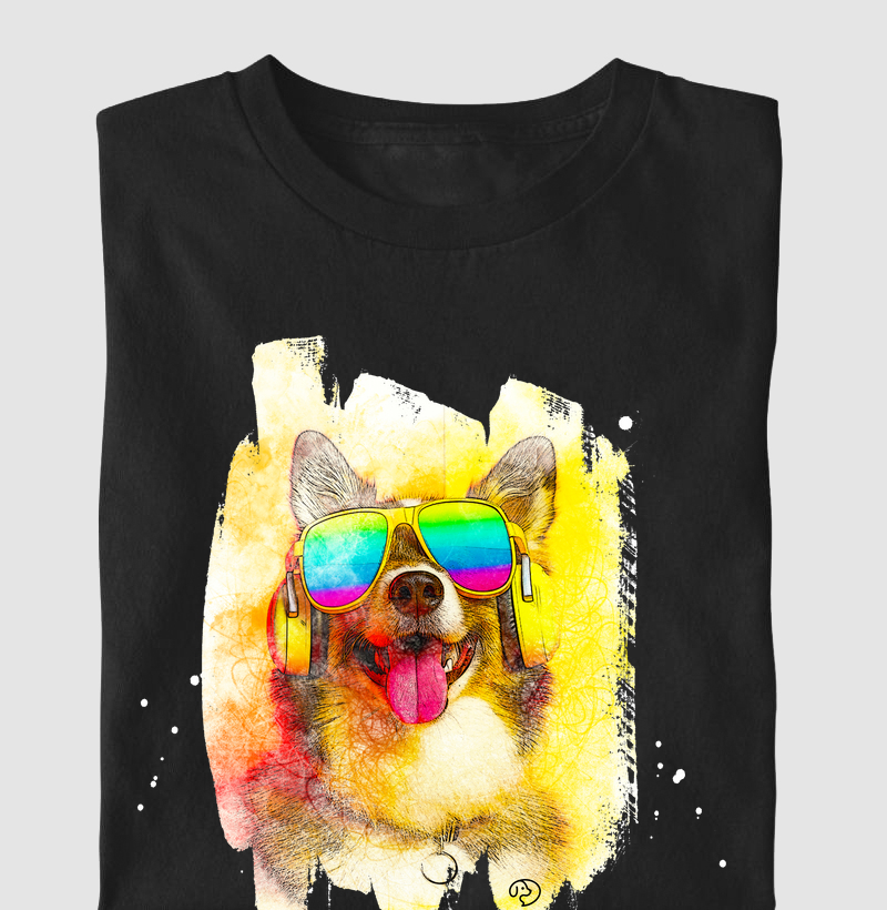 Music Dog Yellow