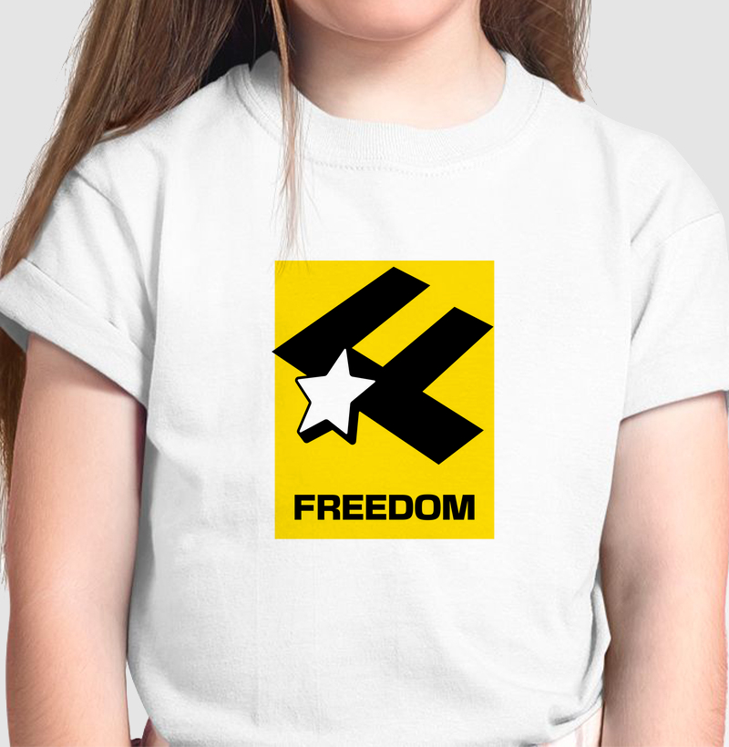 Freedom: Camiseta Infantil - Liberdade com Estilo