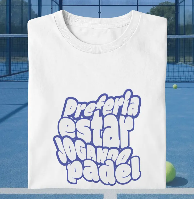 Preferia estar jogando padel - 1