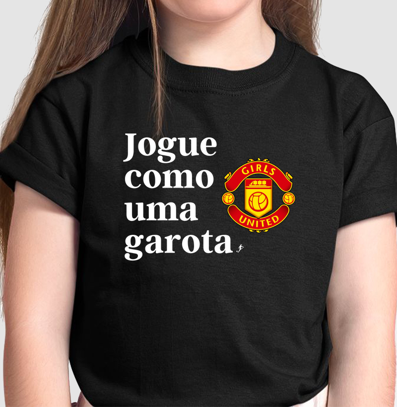 Camiseta Mini Girls United - Jogue como uma garota