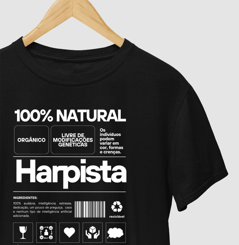 Rótulo Harpista Harpa