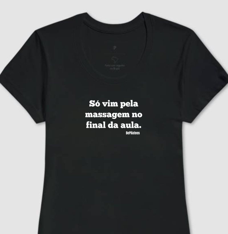 Só vimpela massagem no final da aula