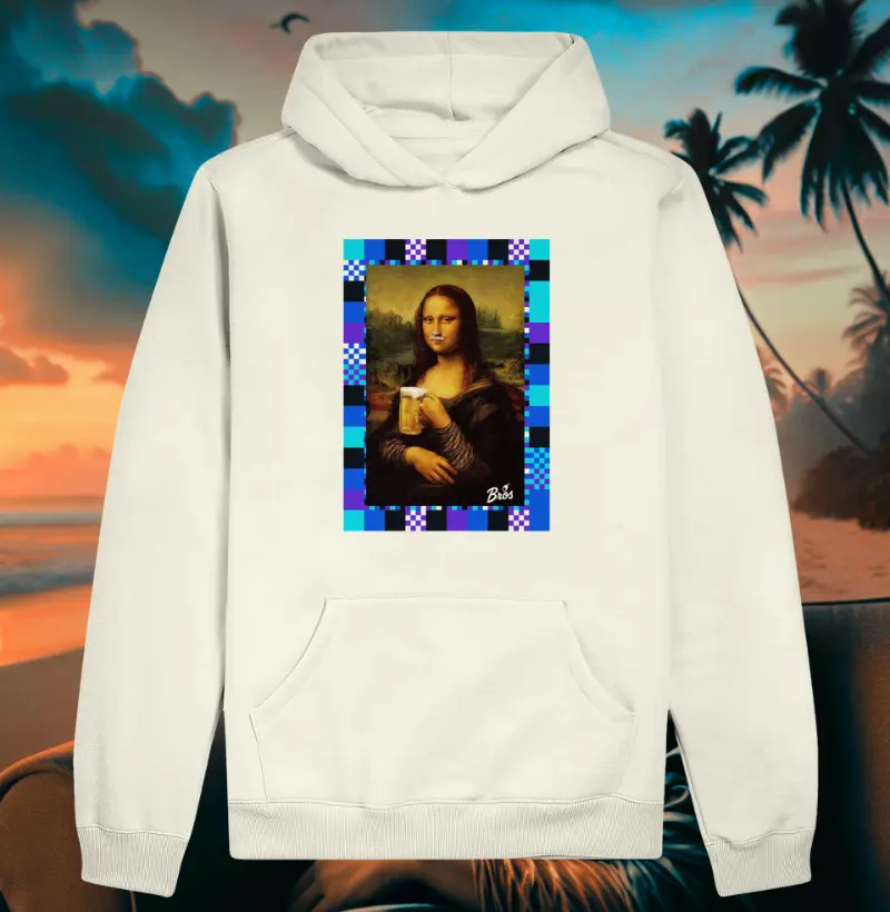 Moletom Canguru Brós MONALISA DRINK