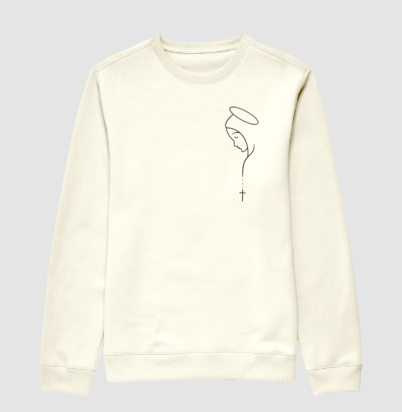 Camiseta Linha Divina - Nossa Senhora Minimalista