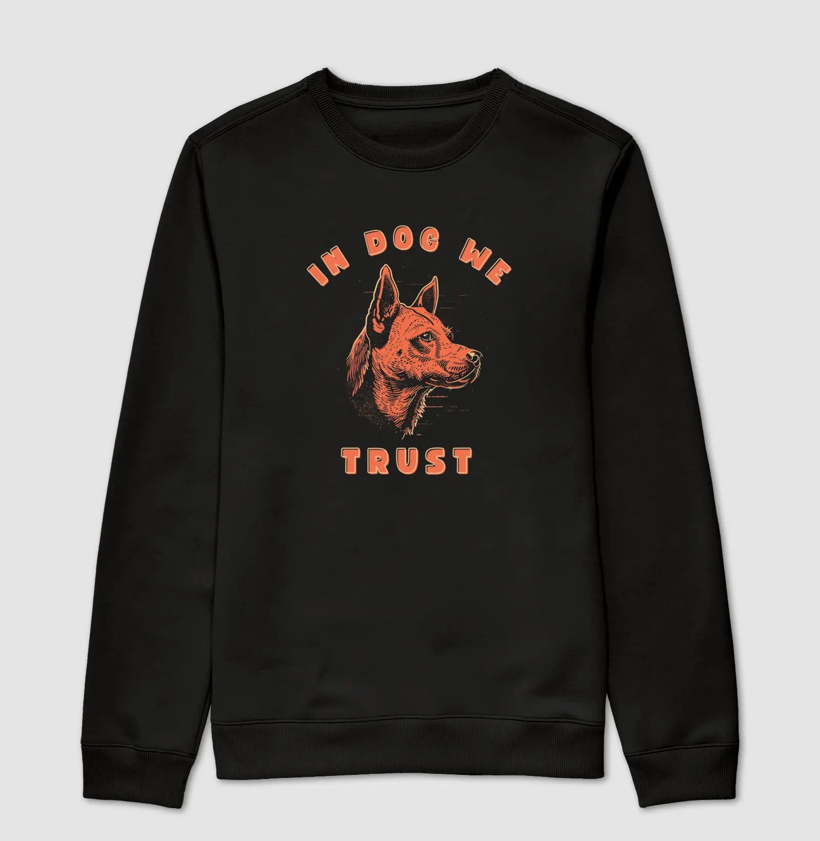 In Dog We Trust Moletom Careca