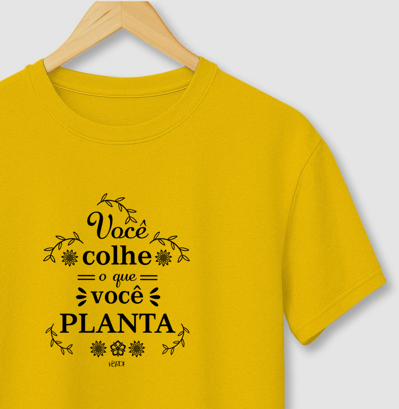 Você colhe o que você planta