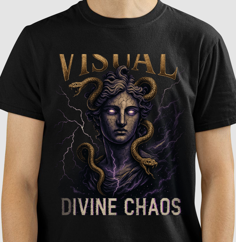 Camiseta Divine Chaos - Visual