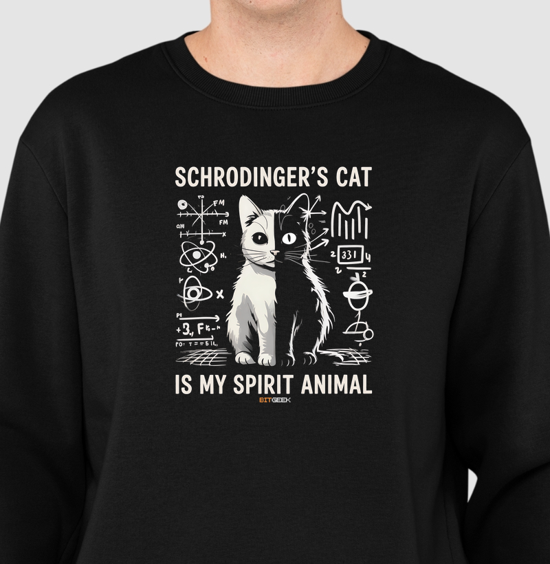 Suéter Moletom Schrödinger Vibes