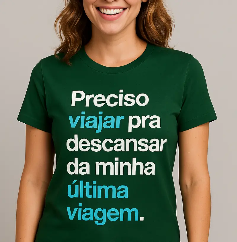 Preciso viajar pra descansar