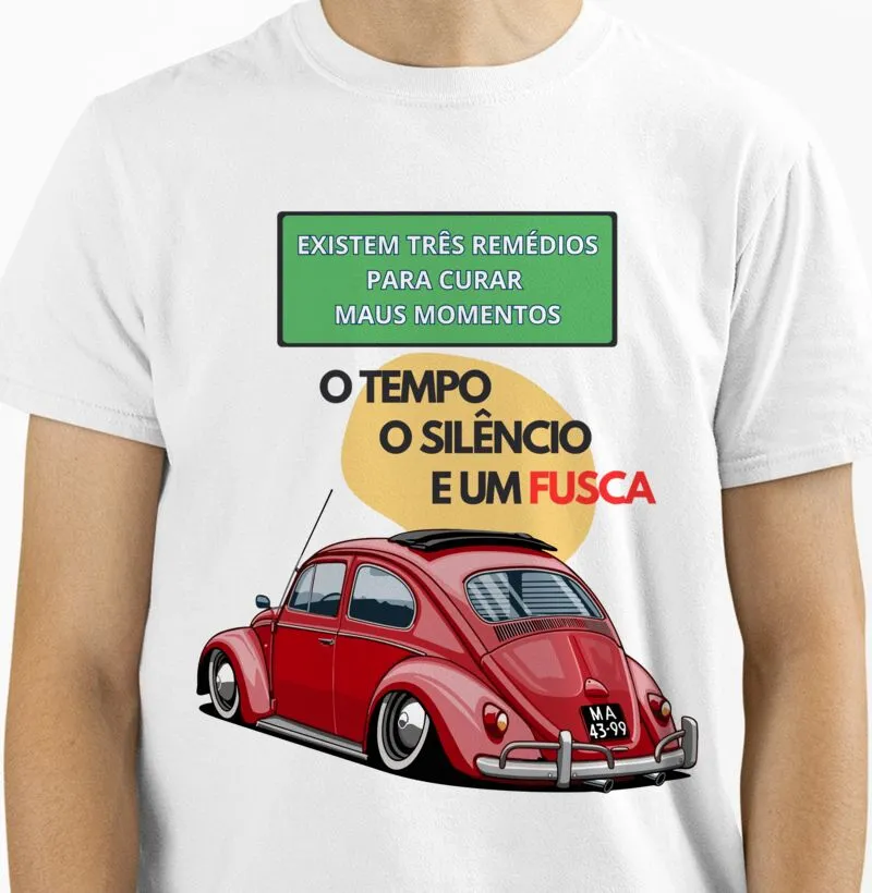 Camiseta Eu amo meu FUSCA - I Love my BEETLE