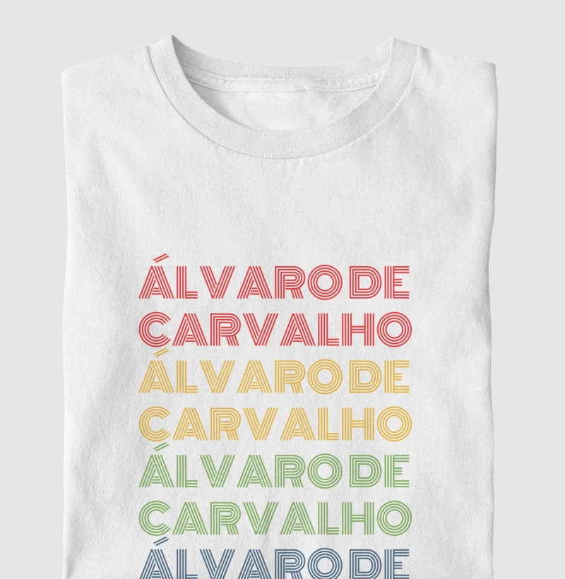 Álvaro de Carvalho Letreiro Retrô