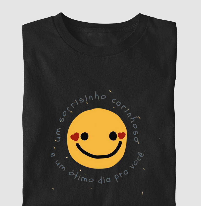 Camisa Infantil Um Sorrizinho Carinhoso