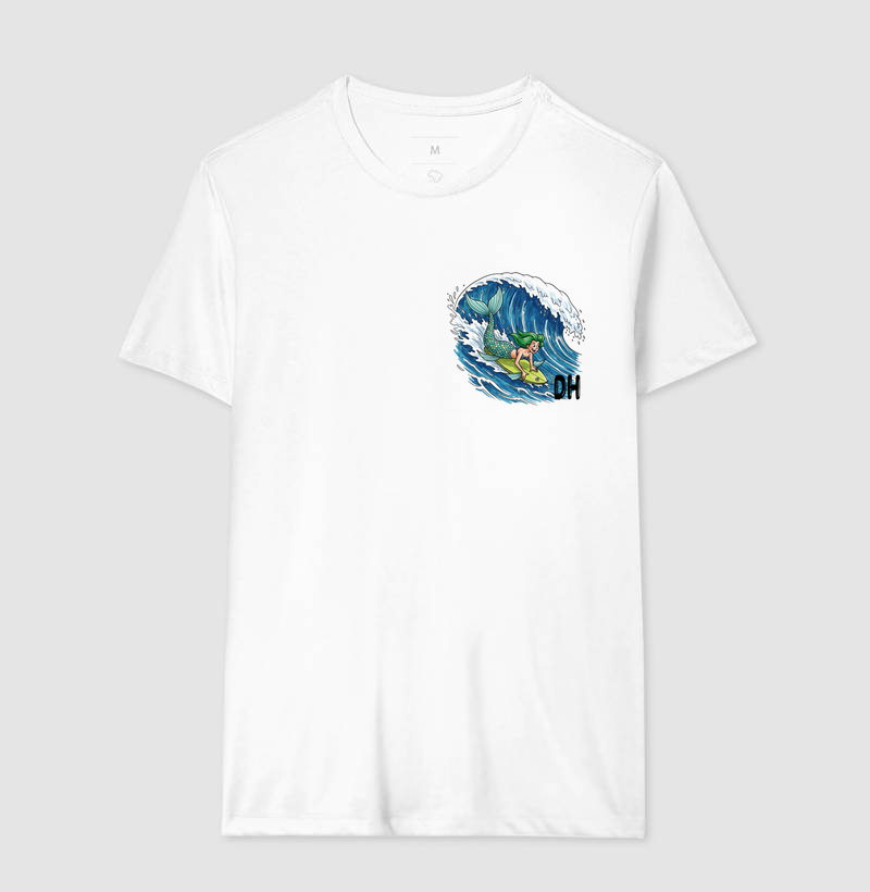 Camiseta basica drop hard sereia surfista
