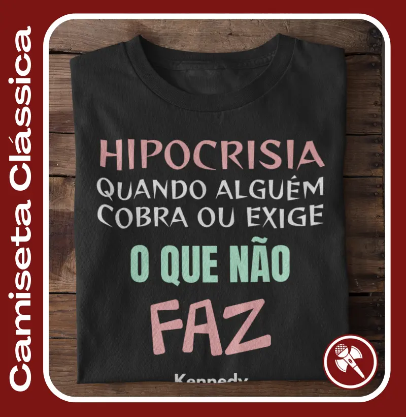 Poeta Kennedy 2- Camiseta Clássica e Baby Look