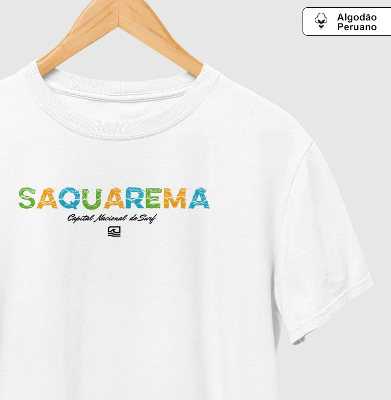 "Saquarema - Capital Nacional do Surf" (Algodão Peruano)