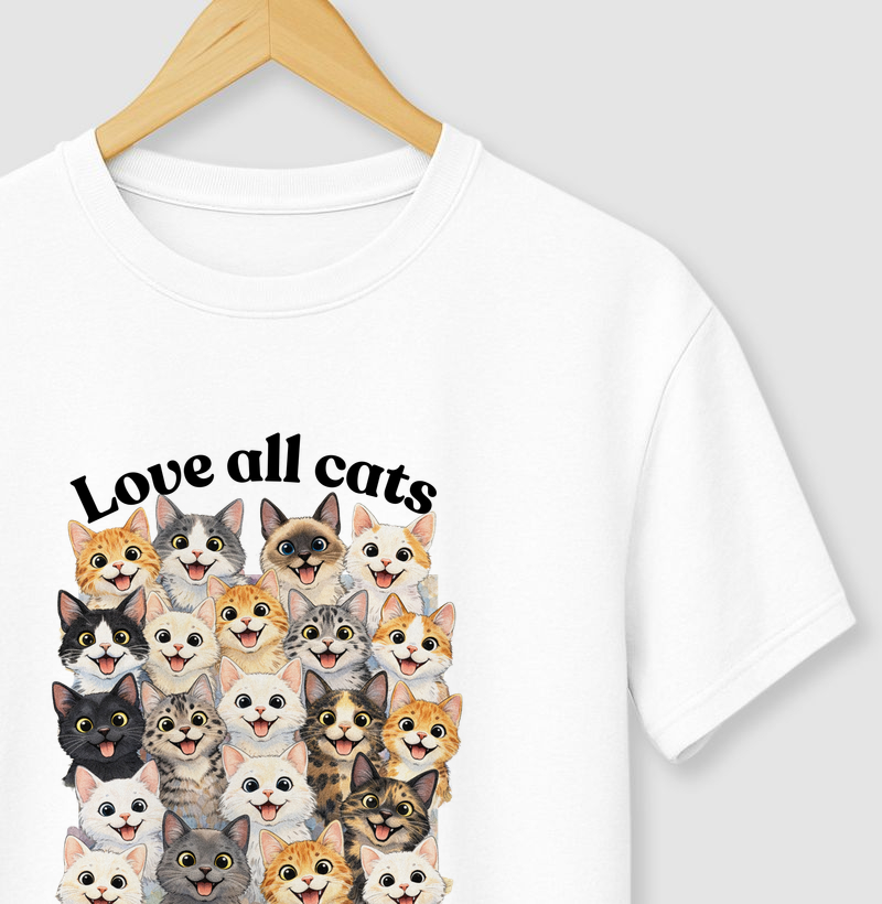 Love All Cats (black)