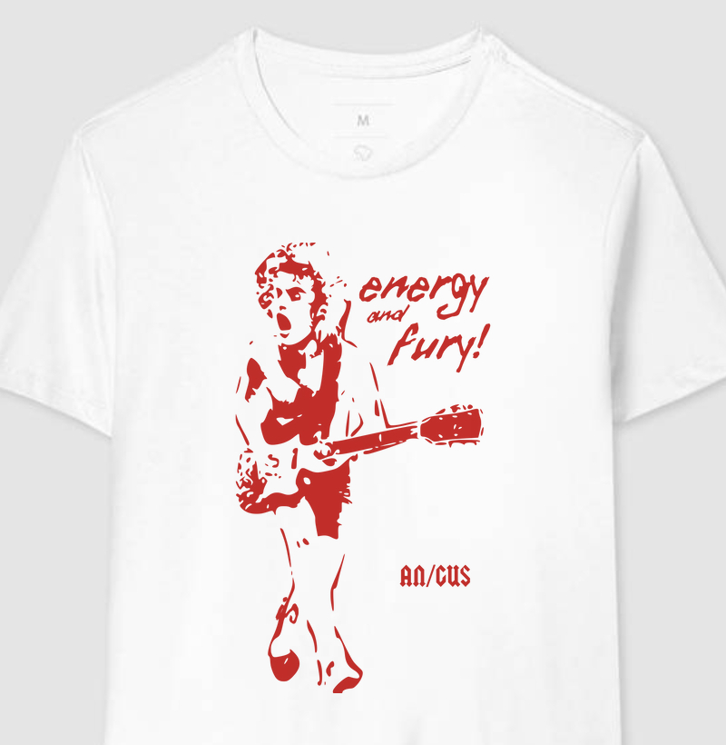 Camiseta Energy and Fury Red