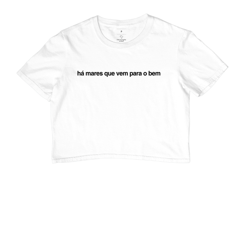 Camiseta "Há Mares Que Vem Para O Bem" | Otimismo e Surfwear | Surf For Fun Wear