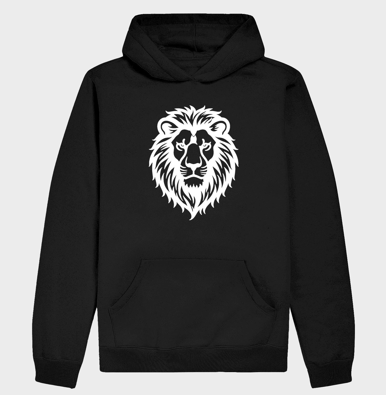 Lion Line Art | Moletom com capuz | Unissex