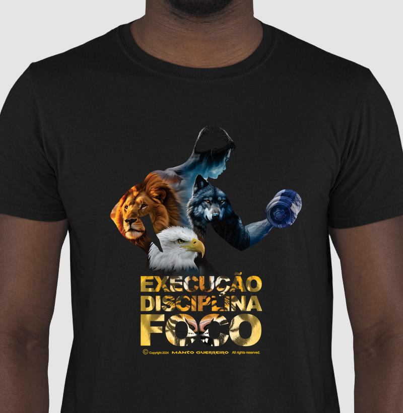 Camisa Foco Masculina Preta