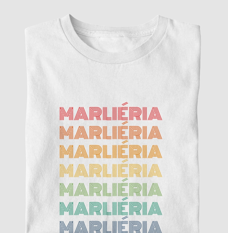 Marliéria Letreiro Retrô