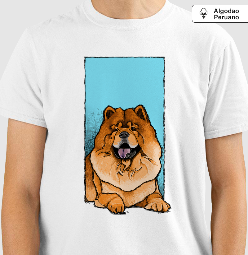 Camiseta Algodão Peruano Cachorro Show Show