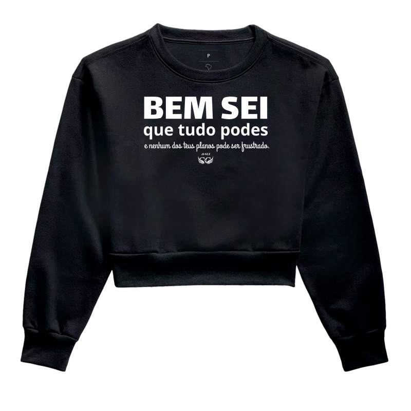 Camiseta 100% Algodão Bem sei que tudo podes. Jó 42.2