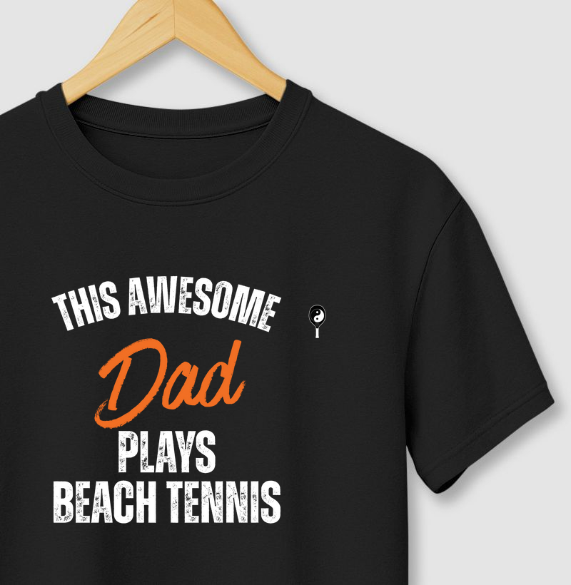 This Awesome Dad Plays Beach Tennis