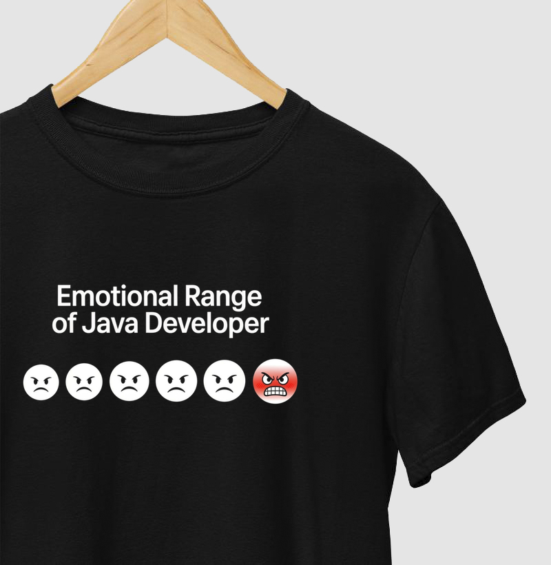 Emotional Range Of Java Developer