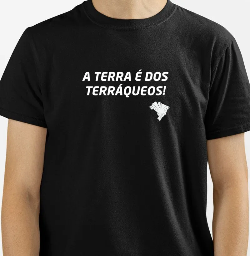 Camiseta Pima - A Terra é dos terráqueos