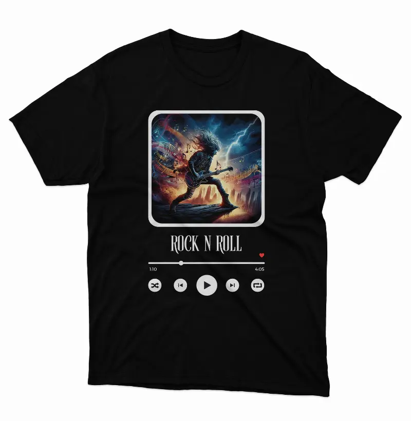 Camiseta Rock N Roll.