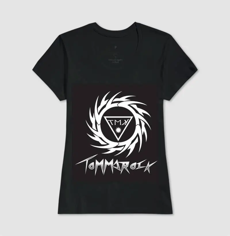 camisa banda tomma rock  fem