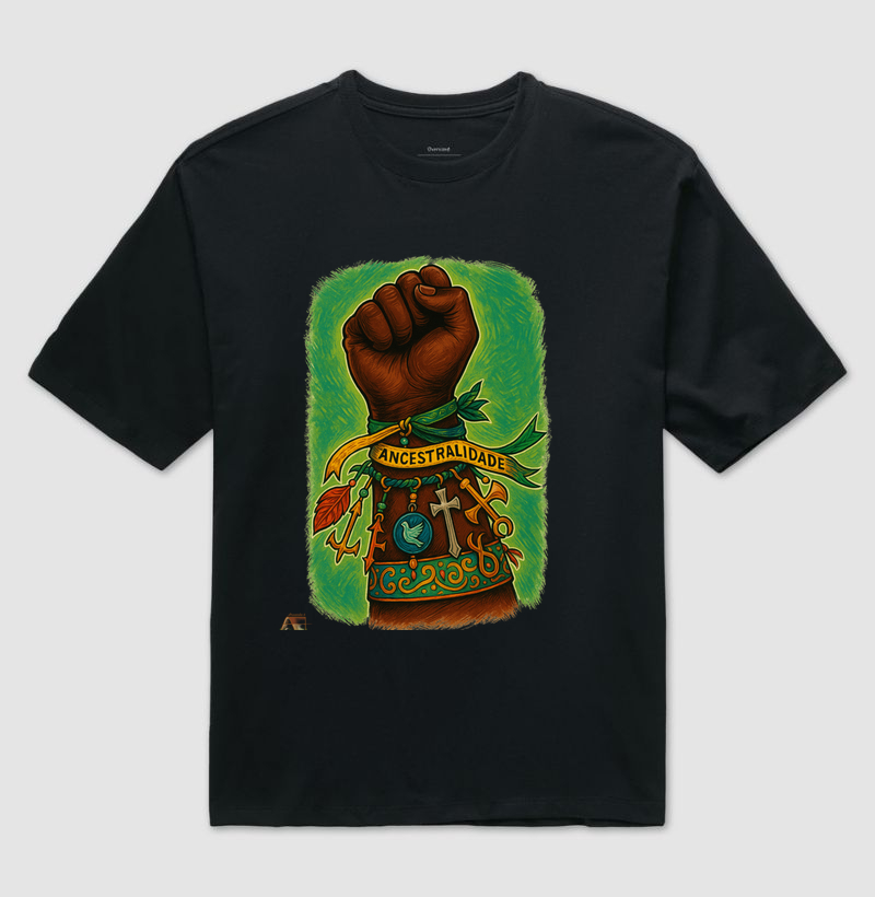 Camiseta Ancestralidade 100% Algodão
